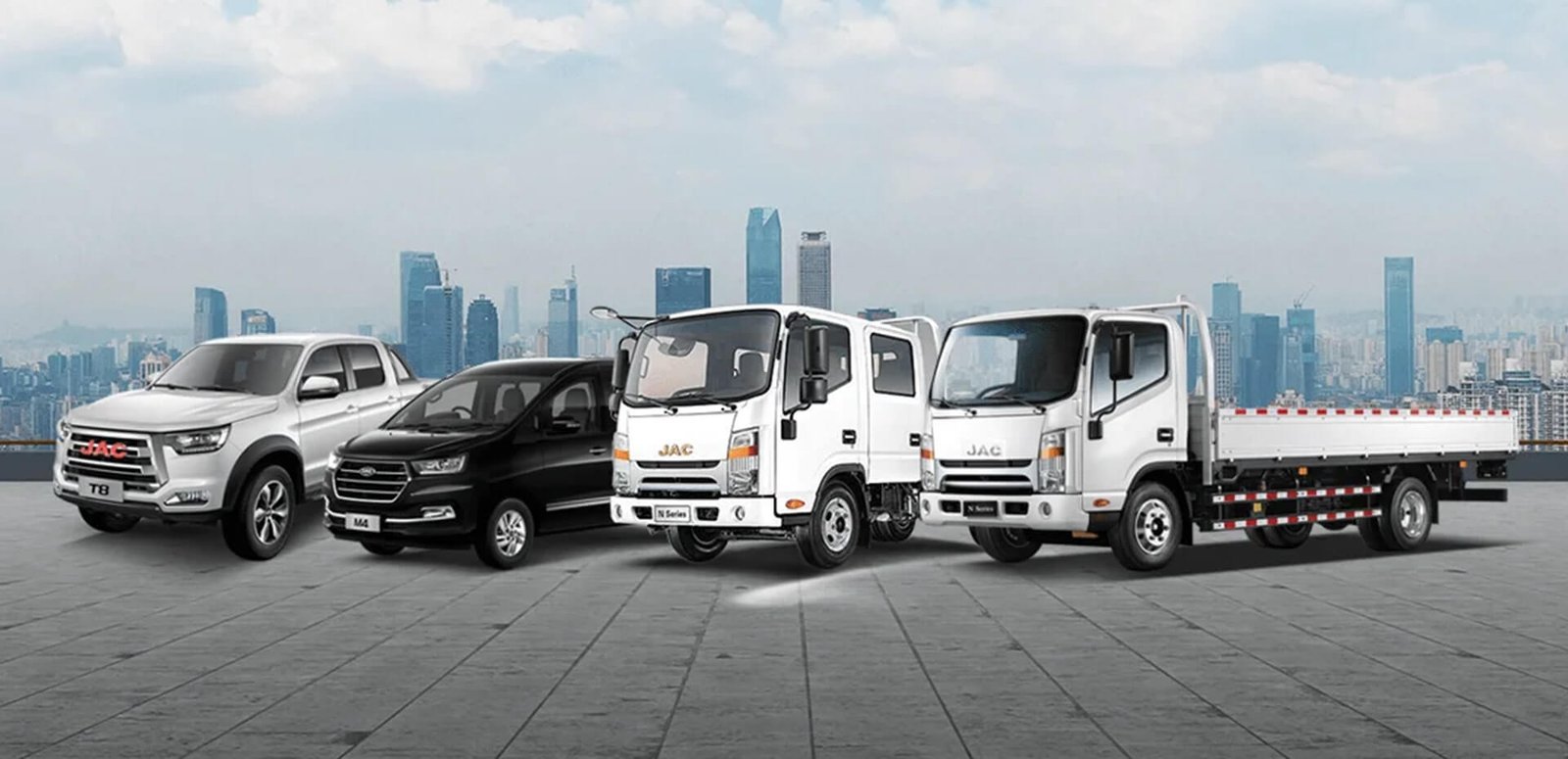 jac range of vehicles