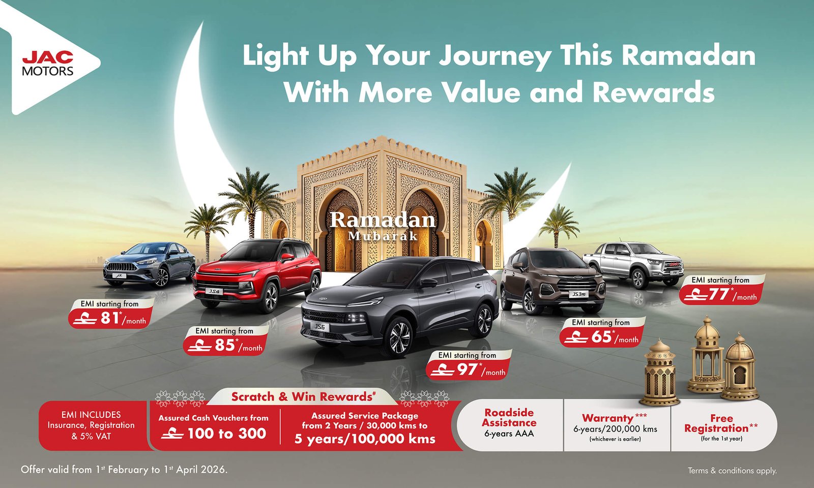 Ramadan JAC offer